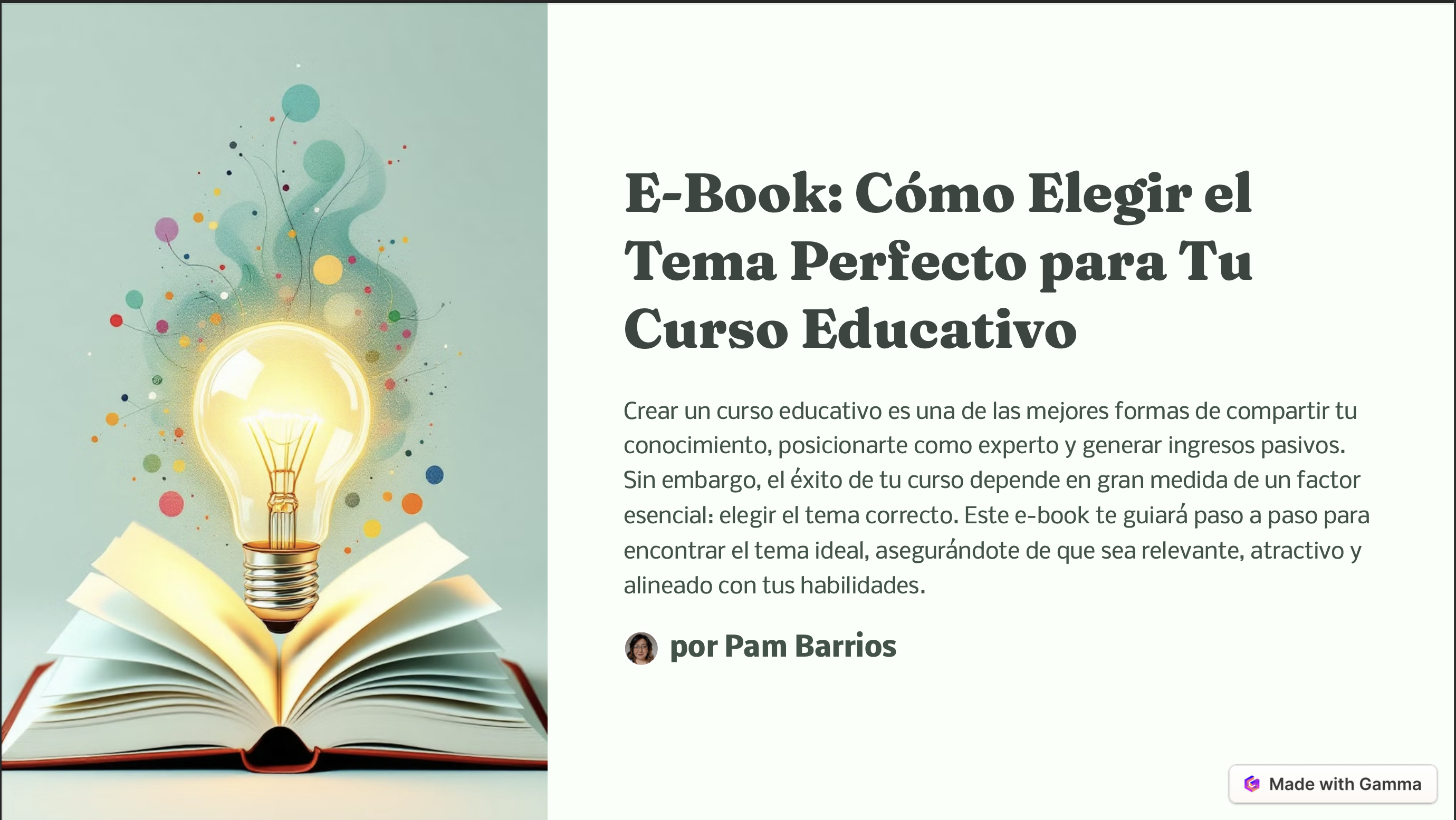 Cómo Elegir el Tema Perfecto para Tu Curso Educativo